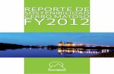 Reporte de Sostenibilidad - 2012