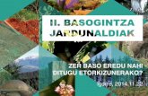 II. Basogintza Jardunaldiak  | II. Jornada de Silvicultura