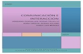 COMUNICACIÓN E INTERACCIÓN