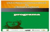 Programa xxx congreso internancional de historia regional