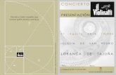 Programa concierto presentación Il Violinatti