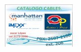 Catalogo cables MANHATTAN