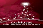 Restaurante Las Musas - Menú Año Nuevo
