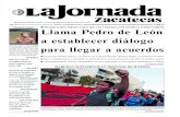 La Jornada Zacatecas, sábado 6 de diciembre del 2014