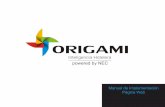 Manual de la nueva página web de ORIGAMI