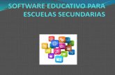 Software educativo para escuelas secundarias