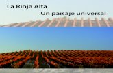 Folleto La Rioja Alta. Un Paisaje Universal