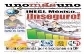 9 Enero 2015, INEGI, México... ¡Inseguro!
