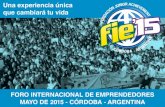 Presentación Institucional FIE 2015