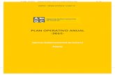Plan Operativo Anual 2015 - AGC - Resolución N°3 2015