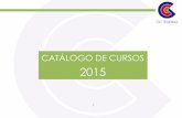 Catálogo de cursos gc training 2015