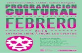 Centro Cultural Gabriel García Márquez - Programación Cultural Febrero 2015