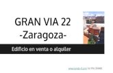 OFICINAS- Edificio en venta o alquiler-  gran vía 22 (Zaragoza)