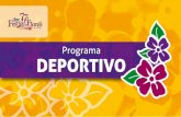 Programa Deprtivo de la 77a Feria de las Flores Huauchinango