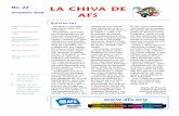 'La Chiva de AFS Colombia' Edición 22 - Publicación institucional de AFS Colombia. Diciembre 2010