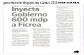 Inyecta Gobierno 600 mdp a Ficrea| Cuestionan a Sedena contratarse en obras
