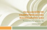 Evaluación de competencias del bachillerato.