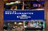 Guia de Restaurantes Corona 2015 en Córdoba Veracruz, Mx