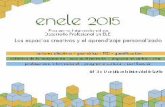Enele2015. I Encuentro Internacional de Desarrollo Profesional en ELE [folleto]