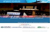 Boletín 3 III Conferencia Mundial sobre RRD