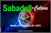 Sabadell cultura 24 25 de marzo de 2015