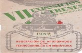 Catálogo de la VII Exposición de Trenes Miniatura (1952)