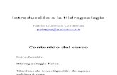 Introduccion hidrogeologia