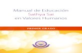 Manual de Educación Santhya Sai en Valores Humanos: Primer Grado.