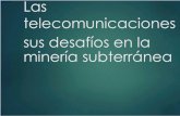 Telecomunicaciones mineria