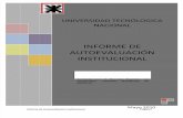 Informe de Autoevaluación Institucional de la Universidad Tecnológica Nacional