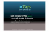 GES CONSULTING 2015 Dossier