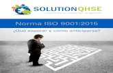 Nueva Norma ISO 9001 2015 Analisis