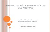 Fisiopatología y Semiología - Anemia