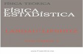 Curso de Fisica Teorica - Vol 5 - Fisica Estadistica