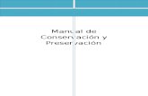 Manual de Conservación y Preservación