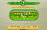 Rendición de cuentas Secretaria de Gobierno y Servicios Administrativos