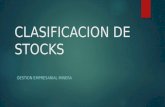 Presentacion Gestion Empresarial Minera - Tema 20 Clasificacion de Stocks