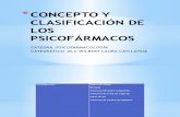 CONCEPTO Y CLASIFICACIÓN DE LOS PSICOFÁRMACOS.pptx