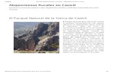El Parque Natural de La Sierra de Castril - Alojamientos Rurales en Castril