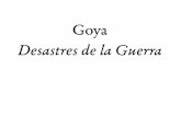Los Desastres de La Guerra Goya