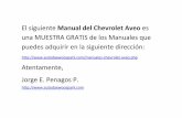 Manual Gratis Chevrolet Aveo