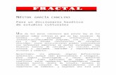 GARCÍA CANCLINI - Diccionario Herético de Estudios Culturales