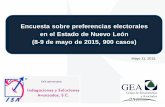 Encuesta en Nuevo León (8-9 de mayo de 2015)