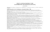 Declaraciones Varias Comibam Clade III Red Mm Pacto de Lausana