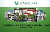 Diapositiva Modelo Humanista - Unidad No. 1
