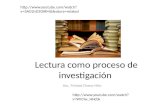 Lectura Como Proceso de Investigacion y Monografia