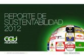 Reporte de Sustentabilidad - CCU Argentina 2012