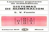 Sistemas de Numeracion-S. v. Fomin