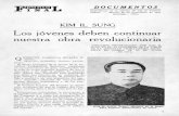 Kin-IL-Sung-Los Jóvenes Deben Continuar Nuestra Obra Revolucionaria