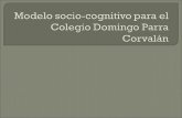 Modelo Sociocognitivo Para El Colegio Domingo Parra Corvalán 2015 2 Semestre